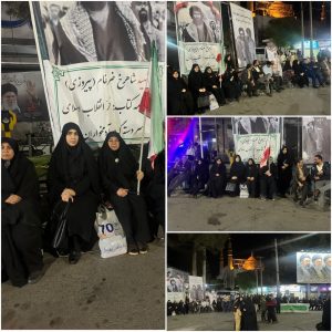 میزخدمت اداره فرهنگ و ارشاد گلپایگان در تجمعات شبانه